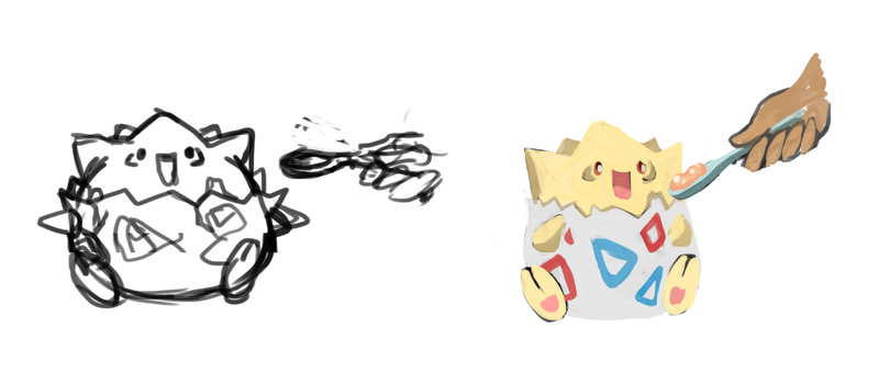 Illustration for article titled Teeny Togepi! Pokemon One a Day, Series 2!